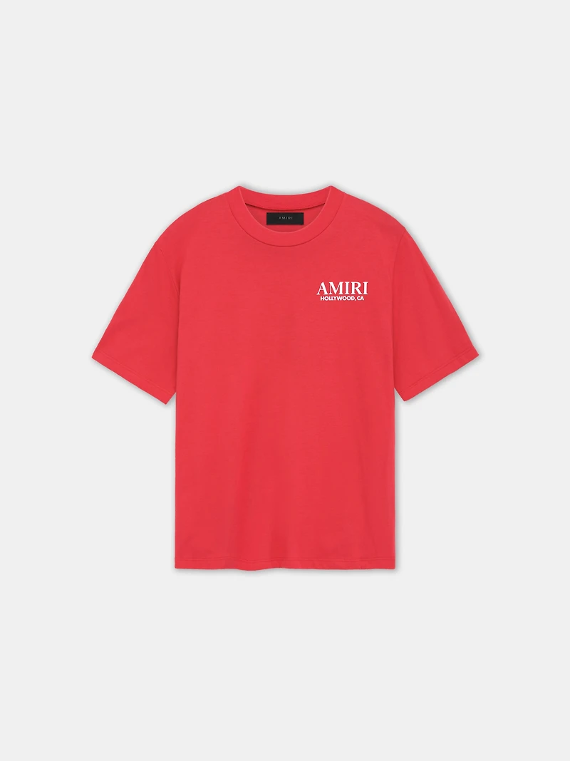 BONES STACKED TEE - Red