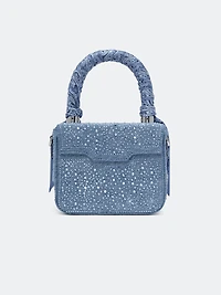 WOMEN - WOMEN'S CRYSTAL DENIM MICRO MA BAG - True Blue