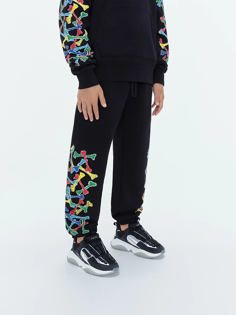 Kids - Amiri Bones Scribble Sweatpant Black
