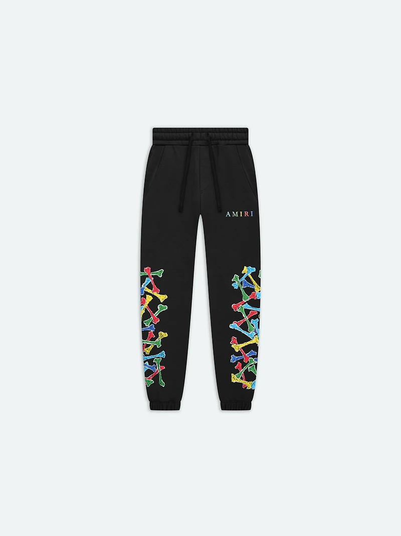 Kids - Amiri Bones Scribble Sweatpant Black