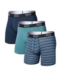 3-pack of DROPTEMP™ All Day Cooling Boxer Briefs MINI RUGBY/SEASCAPE/NAVY