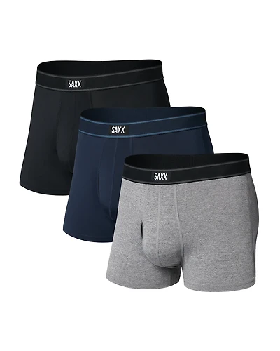 Pack of 3 short boxers Daytripper Black Gray Navy