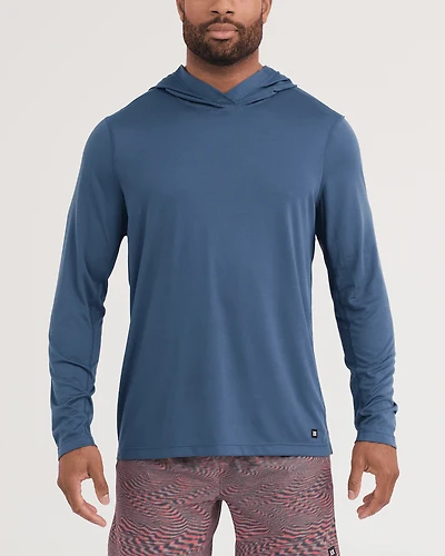 Chandail à capuchon Multi-Sport DÉLAVÉ INDIGO