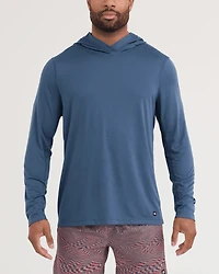Chandail à capuchon Multi-Sport DÉLAVÉ INDIGO