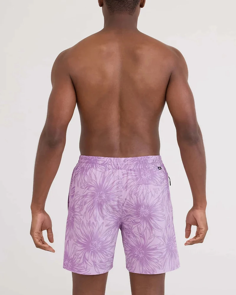 SEA TO SHORE 2N1 6" LARGE DAISY-ORCHID JERSEY