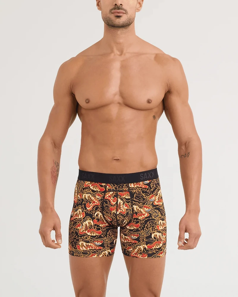 Smooth Flex Light Compression Boxer Brief : HOWL-BLACK