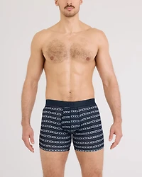 Boxer Smooth Luxe Micro Modal LINK STRIPE - DARK INK