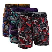 Pack de 3 boxers sélectionnés Swing Shift Mega/Way2/Sneakers