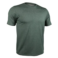 T-Shirt Crew Luxury Heathered Forest Green