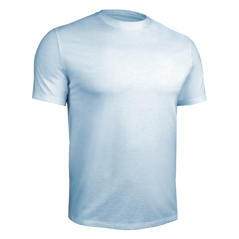 T-Shirt Crew Luxury Heathered Light Blue
