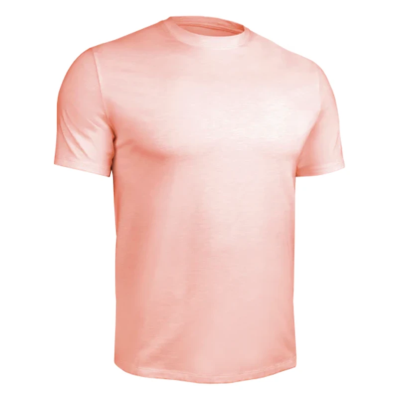 T-Shirt Crew Luxury Heathered Salmon