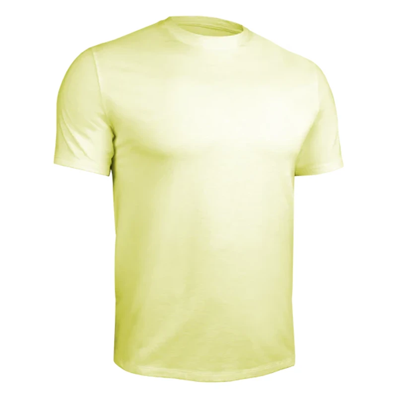 T-Shirt Crew Luxury Heathered Light Yellow