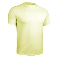 T-Shirt Crew Luxury Heathered Light Yellow