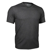 Luxury V-neck T-shirt Charcoal