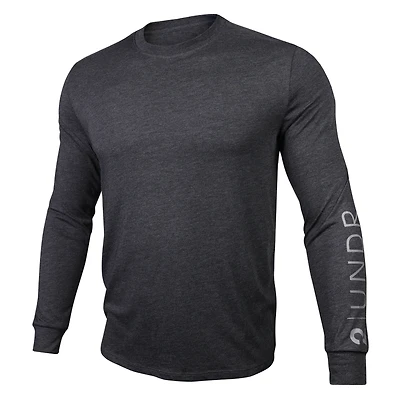 LOGO All Day Heathered Charcoal Long Sleeve Sweater