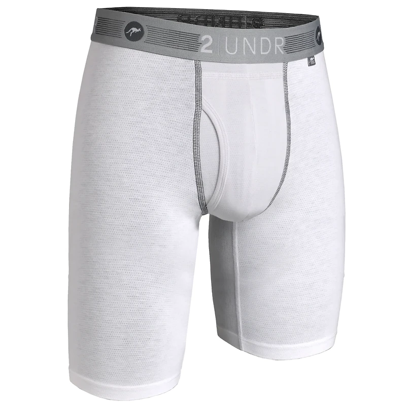 Boxer long Flow Shift White