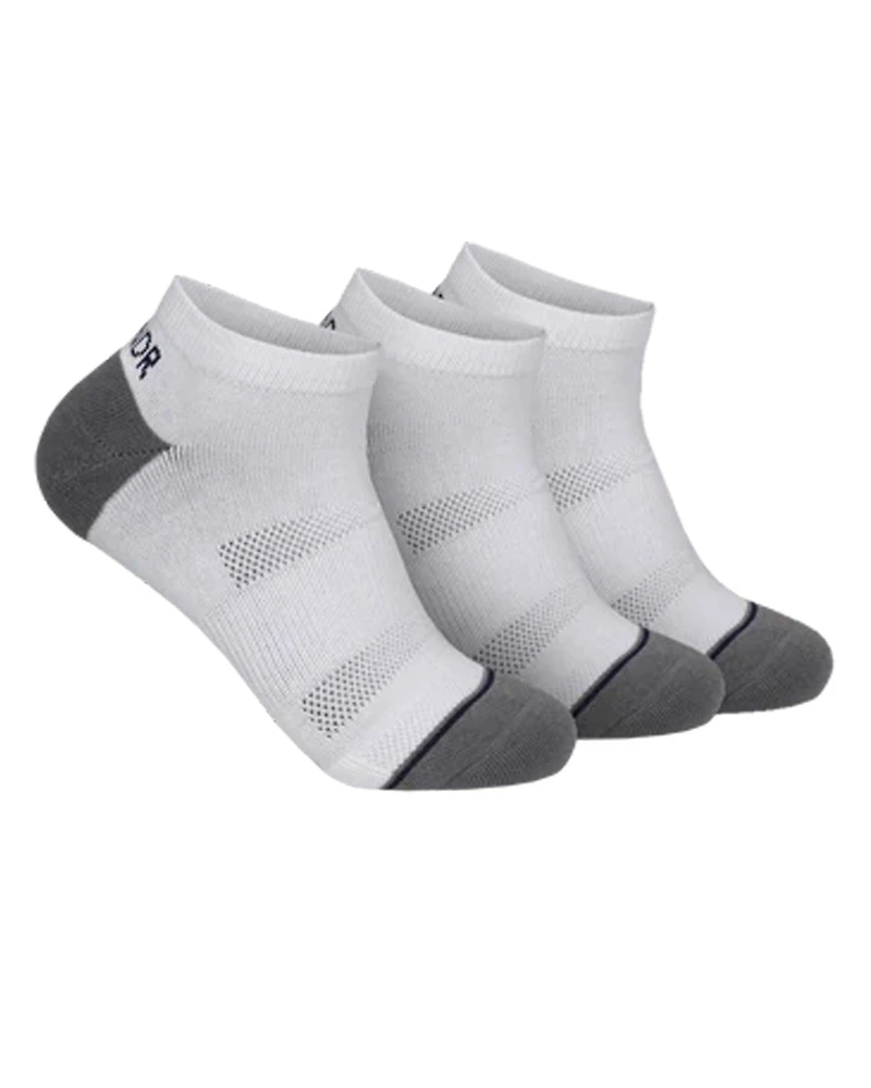 3 chaussettes courtes - White