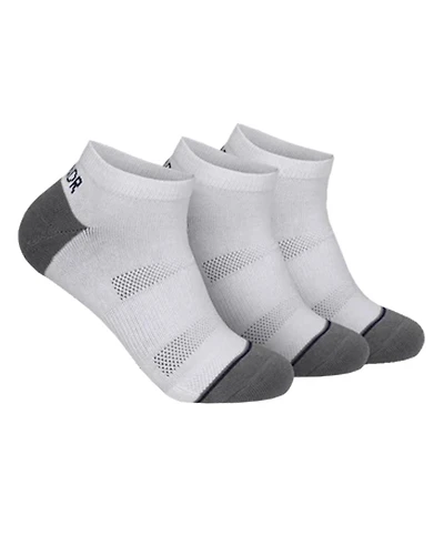 3 short socks - White