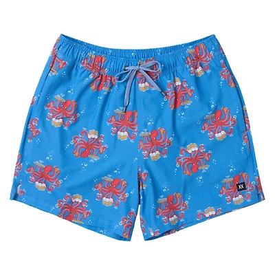 Maillot de bain Oh Buoy 2in1 VOLLEY 5" POULPE BARMAN-BLEU