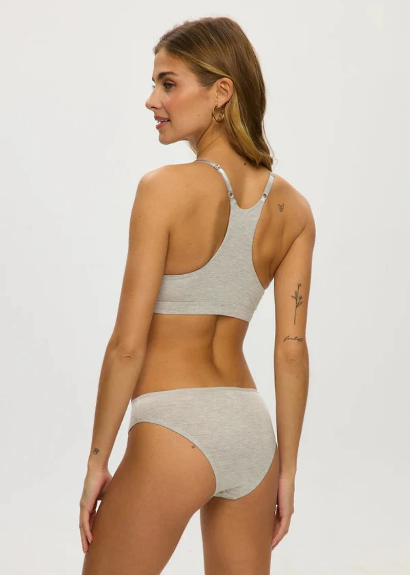 Bralette essentielle Racerback Light Grey Mix