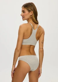 Bralette essentielle Racerback Light Grey Mix