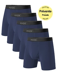 Pack#11 : 5 boxers Max 5X Bleu Nautique