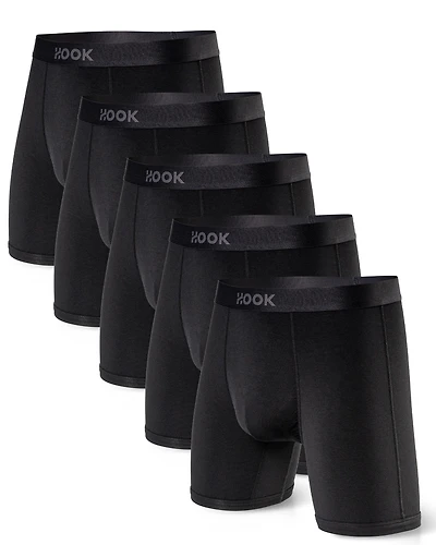 5 boxers Max : Noir