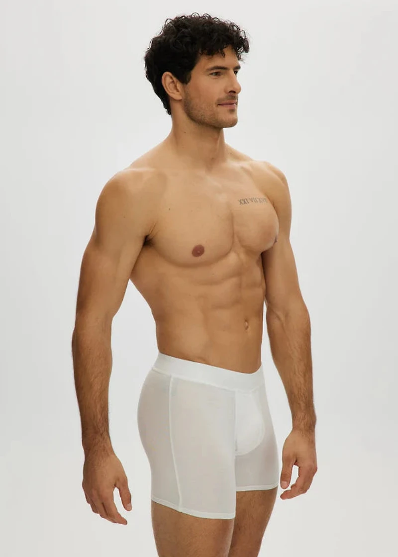 Boxer court essentiel White