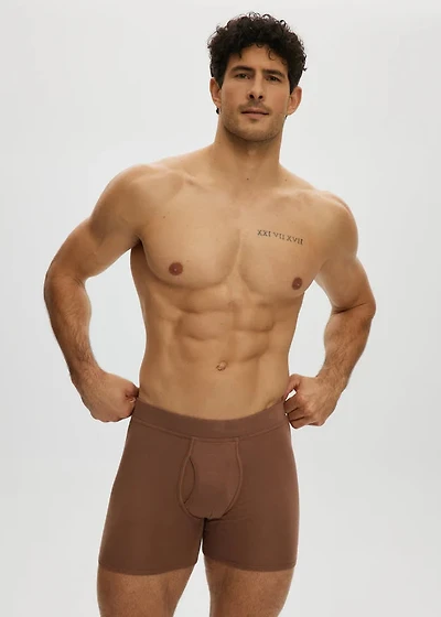 Acorn Essential Short Boxer Shorts with Front Opening