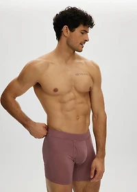Wistful Mauve Essential Front-Opening Short Boxer Shorts