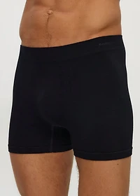 4" Seamless Short Boxer Black