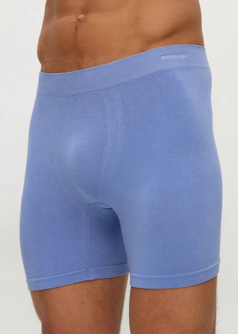 5" Seamless Boxer Shorts Blue Herron