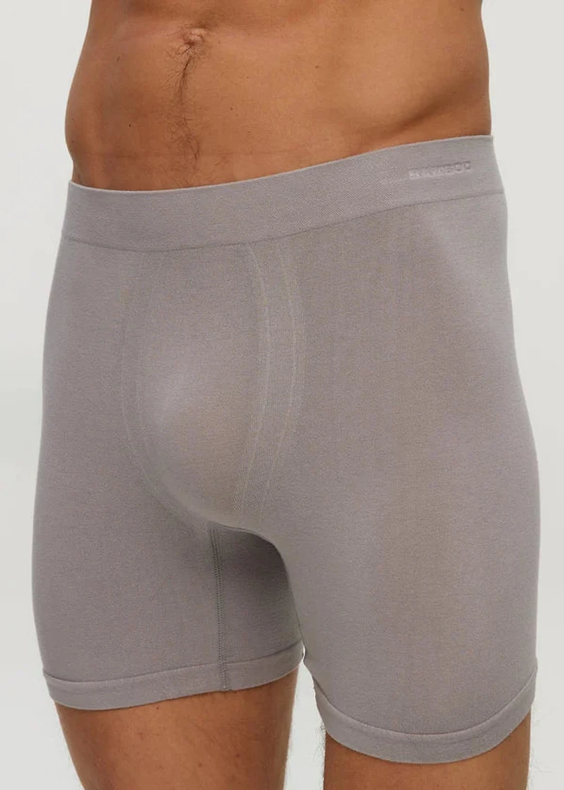 Boxer sans couture 5" Flanelle grise