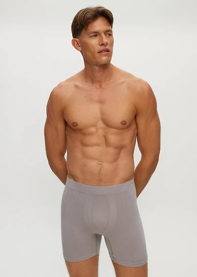 Seamless 5" Boxer Shorts Grey Flannel