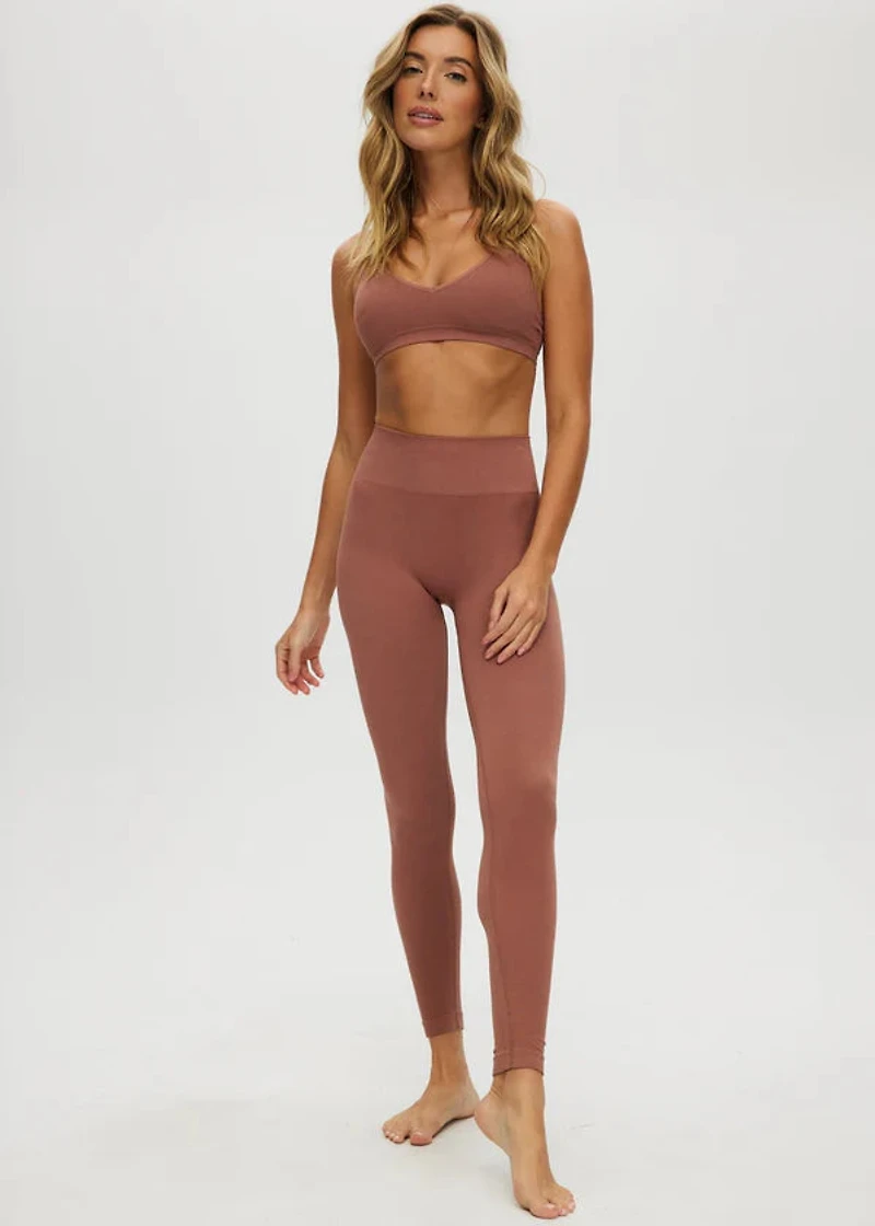 Baltic Amber Seamless Rib Leggings