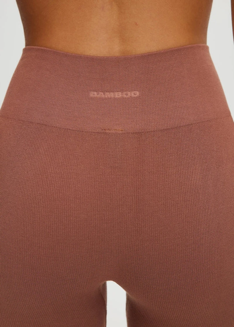 Baltic Amber Seamless Rib Leggings