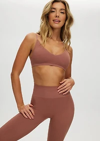 Baltic Amber Seamless Rib Leggings