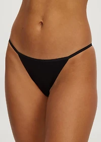 Essential Black String Bikini