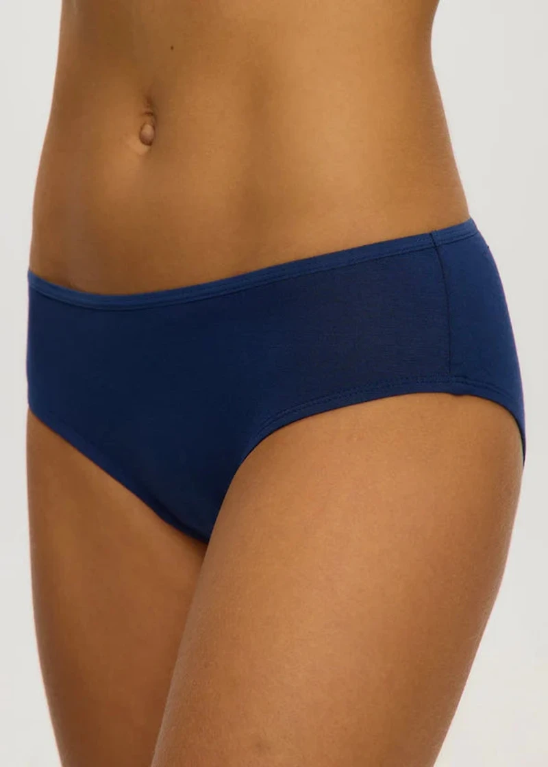 Culotte bikini taille haute essentielle Navy Blue