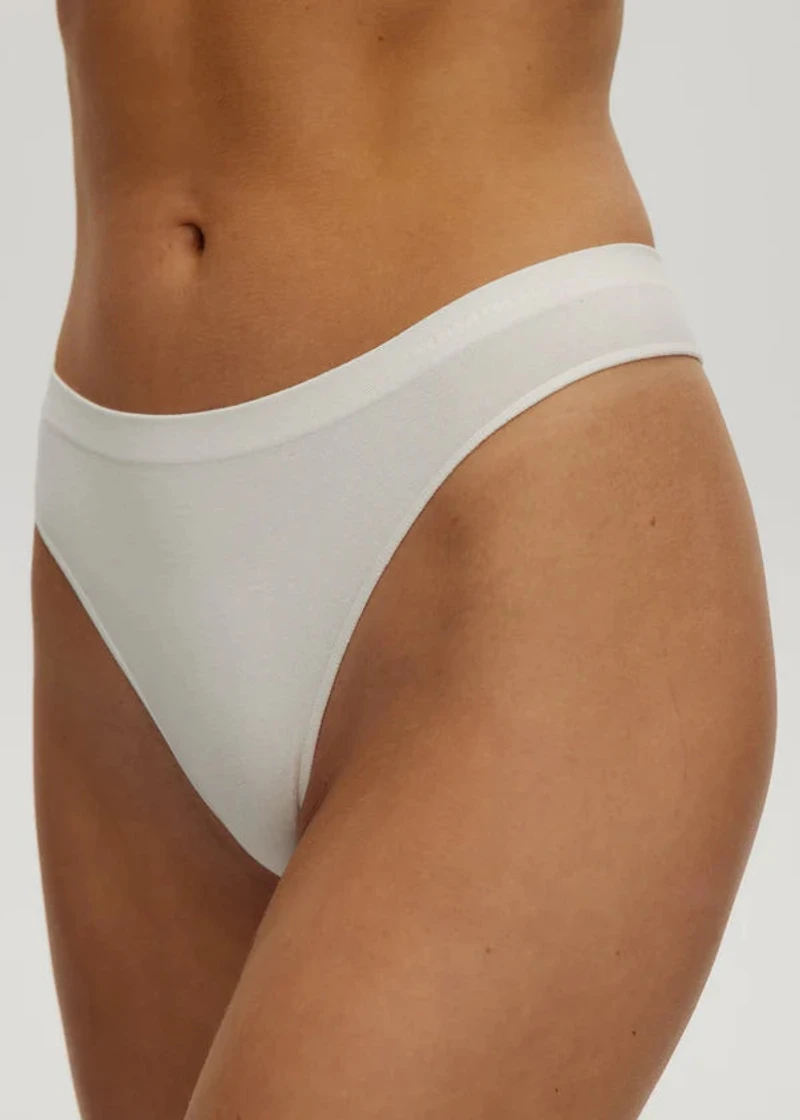 String Tanga White