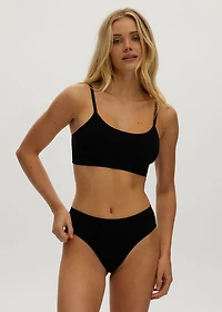 Slip Cheeky sans couture Noir