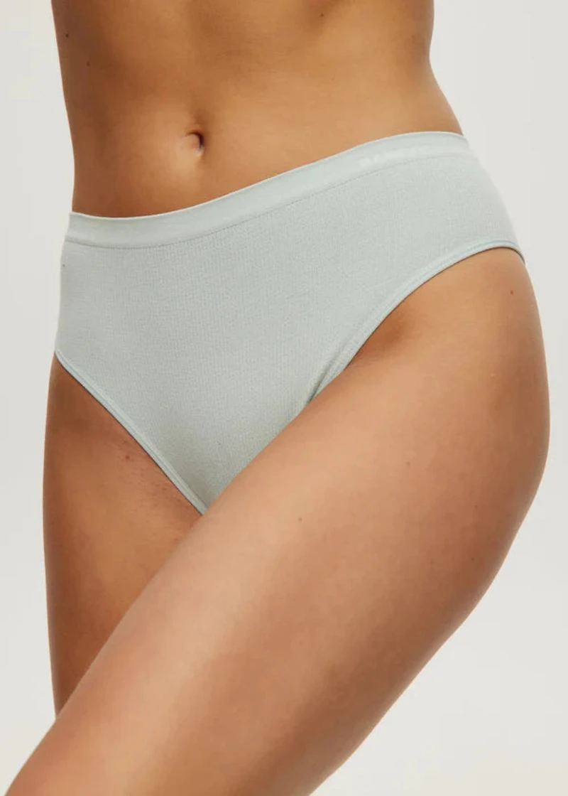 Starlight Blue Seamless Waffle Cheeky Panties