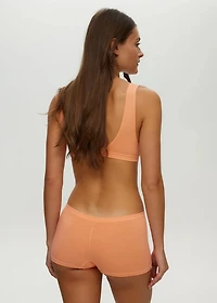 Short Garçonne Sans Couture Papaya Punch