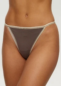 String taille haute sans couture Chocolate Chip