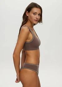 Culotte cheeky taille haute sans couture Chocolate Chip