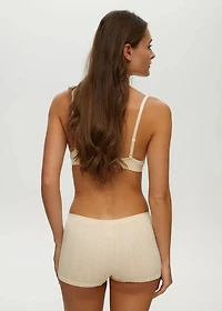 Boyshort Câblé Sans Coutures Almond Milk