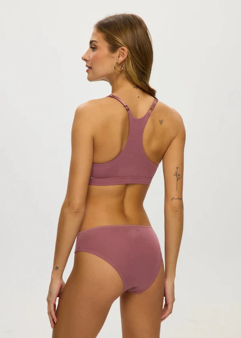 Essential Racerback Wistful Mauve Bralette