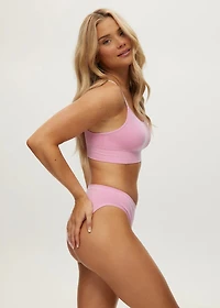 Soutien-gorge classique gaufré sans couture Pastel Lavender