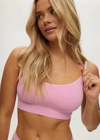 Soutien-gorge classique gaufré sans couture Pastel Lavender