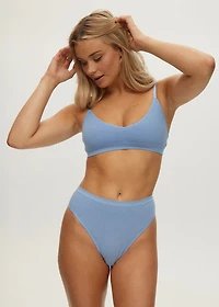 Soutien-gorge gaufré sans couture Della Robbia Blue